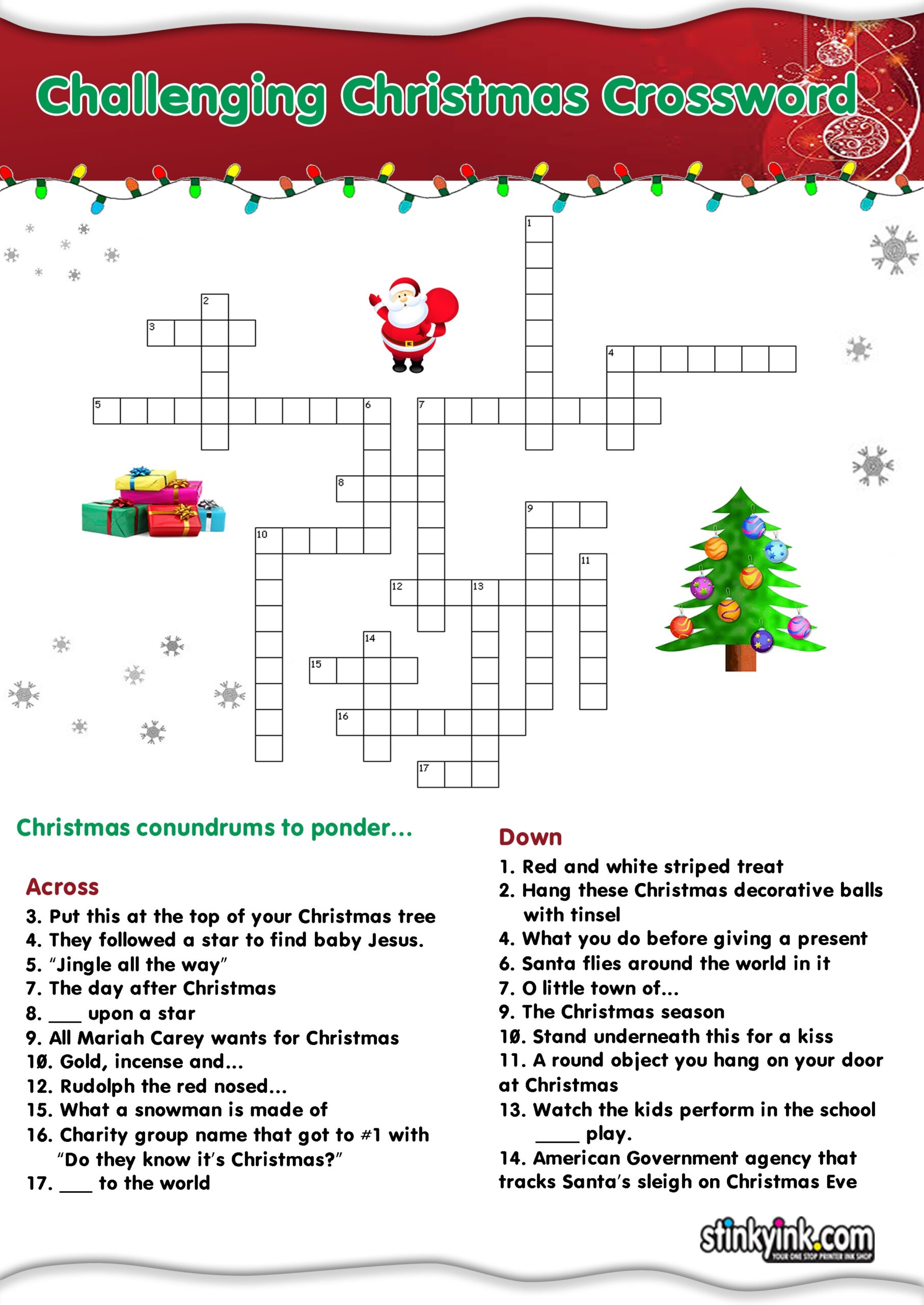 Free Printable Printable Criss Cross Puzzles