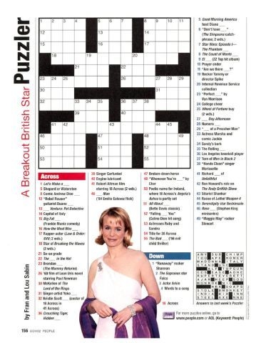 You Magazine Crossword Puzzles Printable Crossword Puzzles