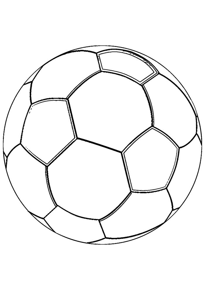 Ball Cartoon Coloring