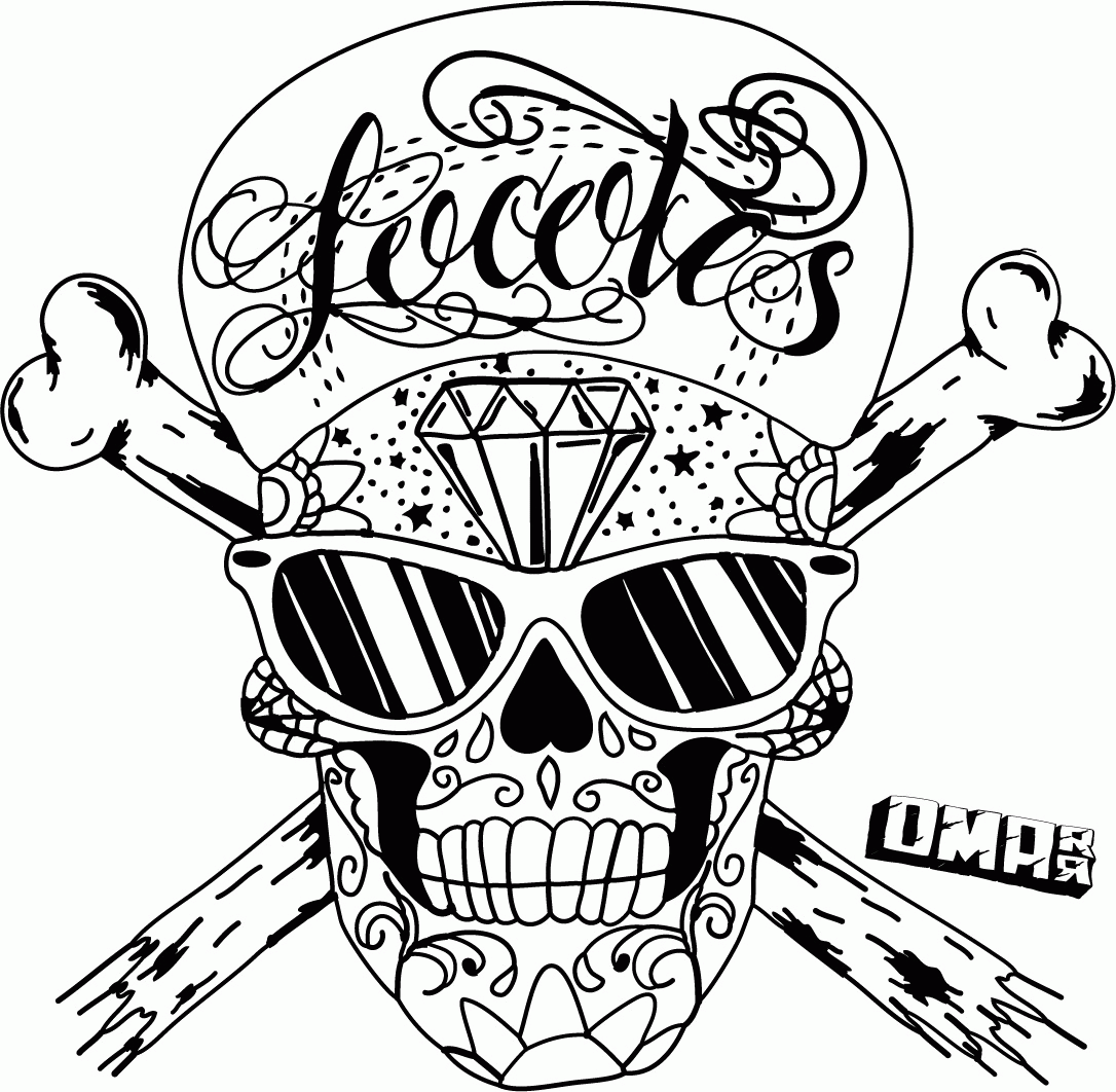 Detailed Coloring Pages For Adults Skull Coloring Home