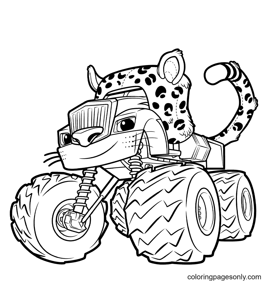 Free Printable Monster Truck Coloring Pages Monster Truck Coloring 
