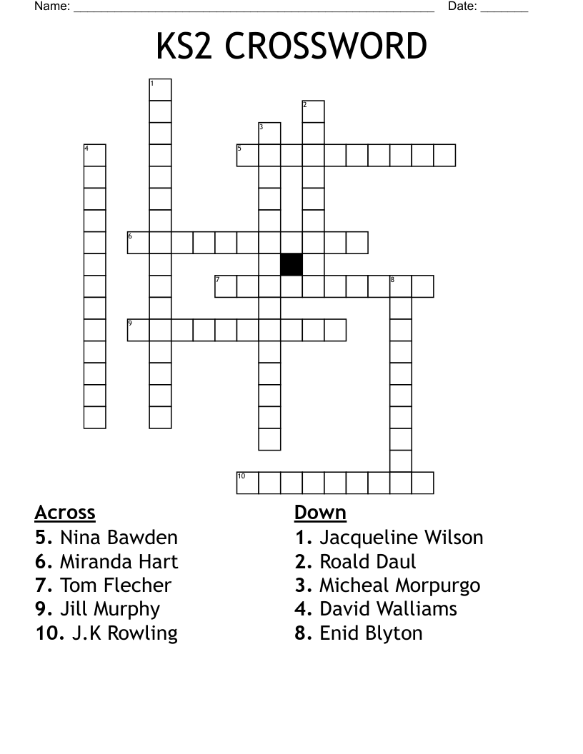 KS2 CROSSWORD WordMint