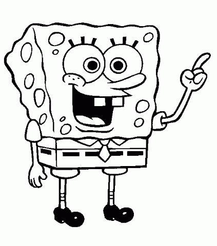 Print Spongebob Coloring Sheet Archives
