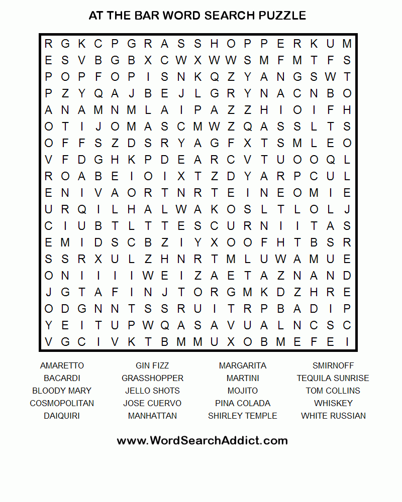 Printable Word Finder