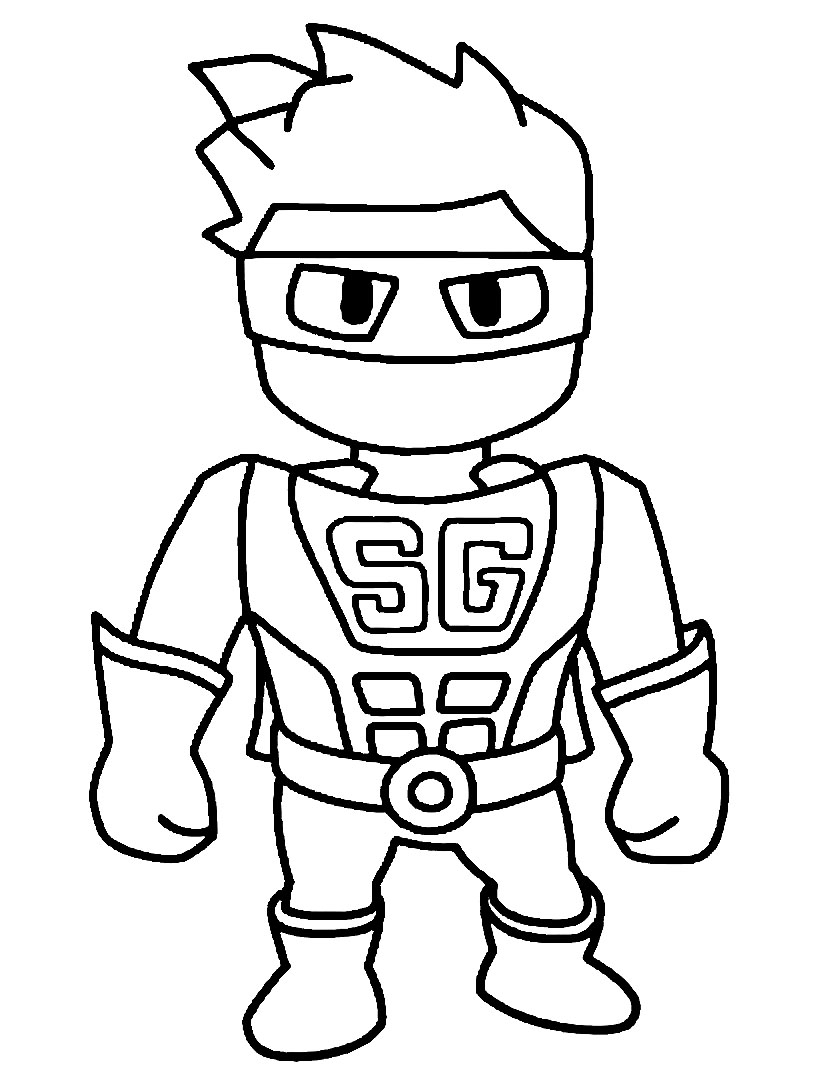Stumble Guys Coloring Pages Coloring Home