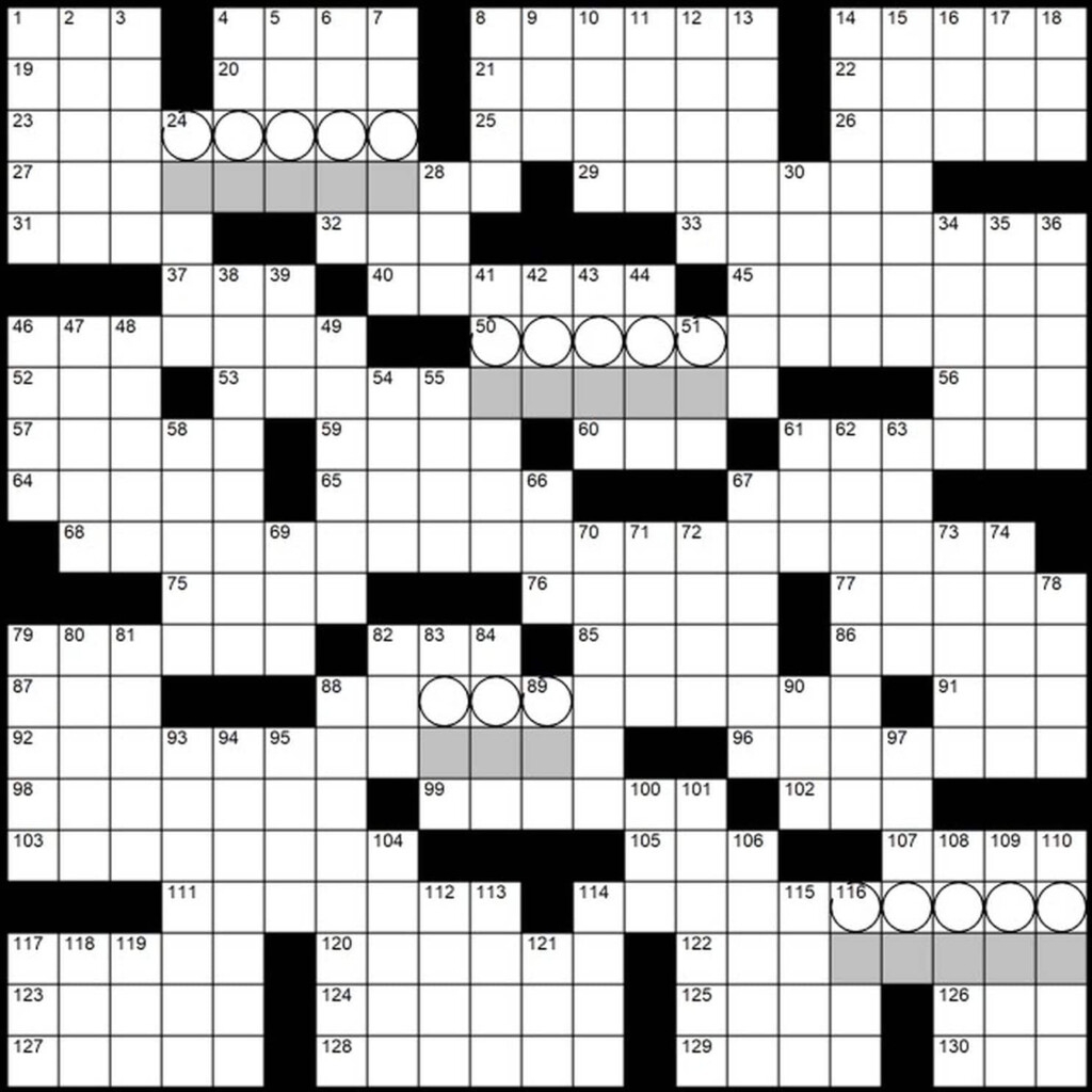 Washington Post Sunday Magazine Crossword Printable FreePrintable me