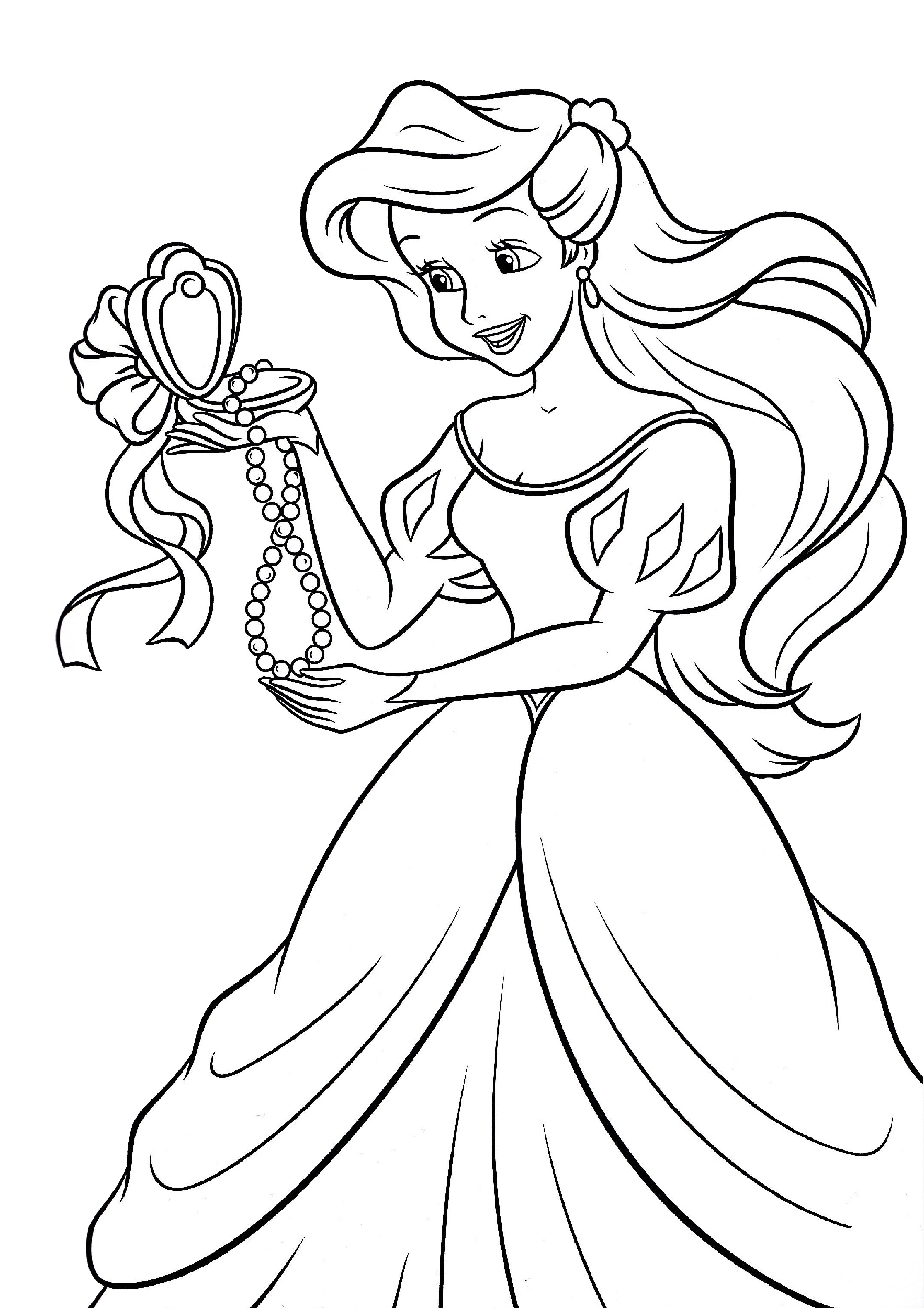 27 Disney Princess Coloring Pages For Girls Print Color Craft