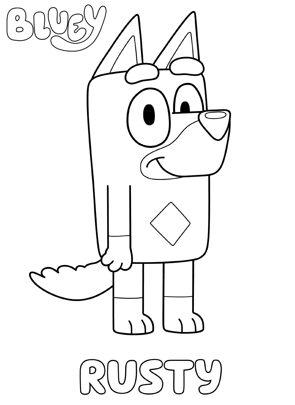 Bluey Coloring Pages Best Coloring Pages For Kids