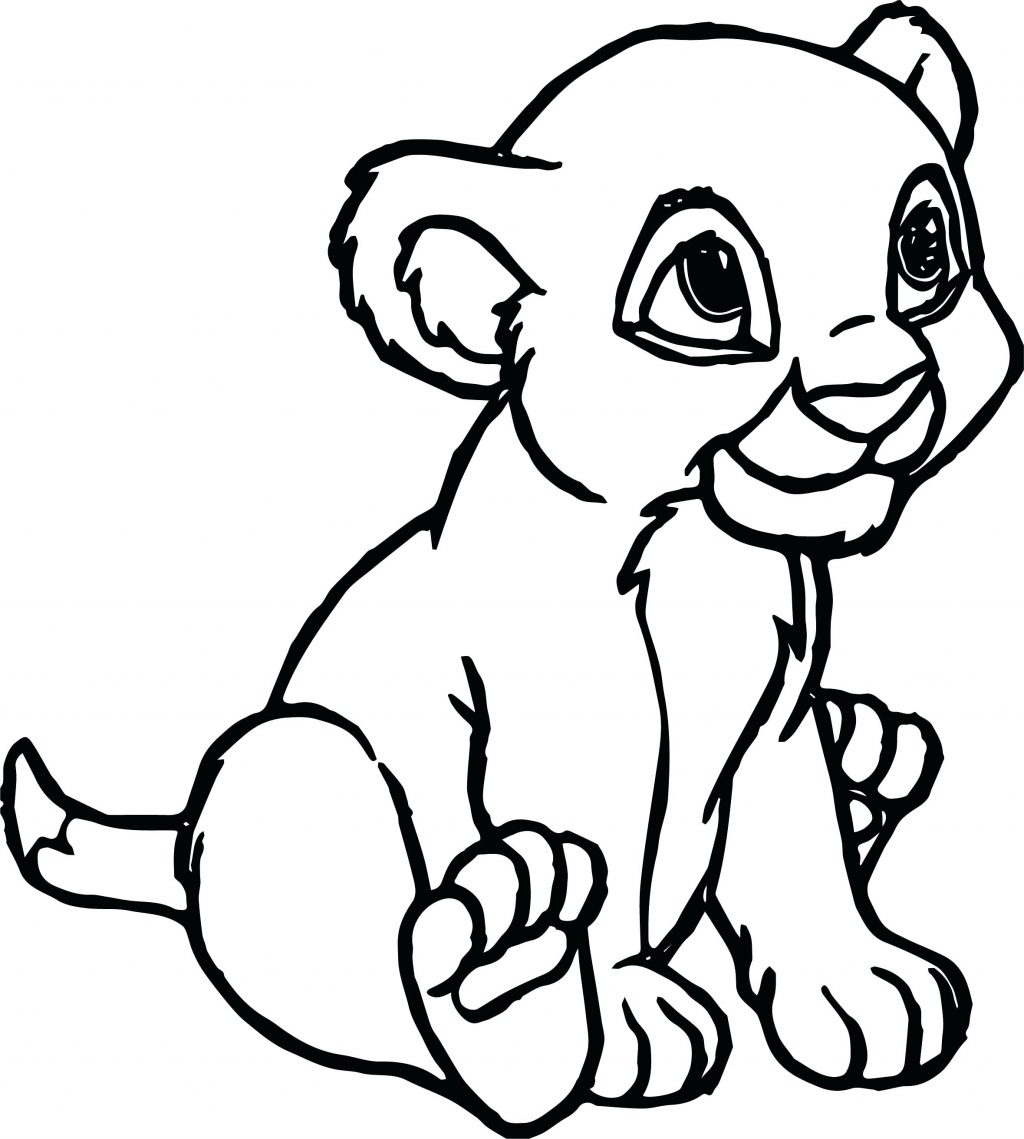 Coloring Pages For Kids Free Lion