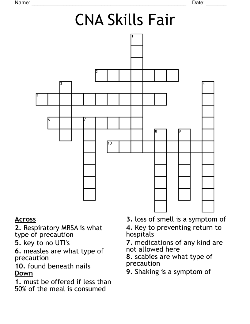 Cna Puzzles WordMint