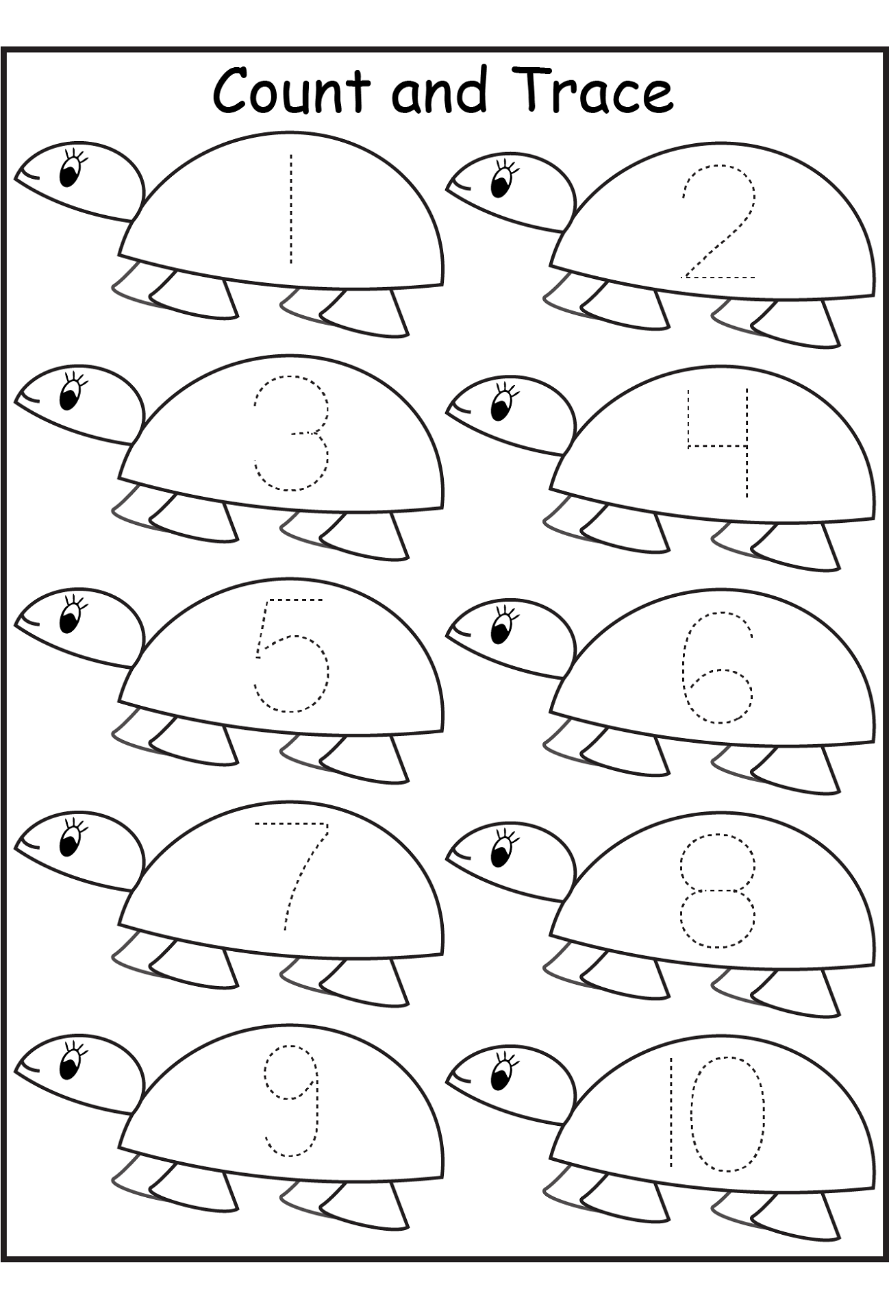 Counting Printables For Kindergarten