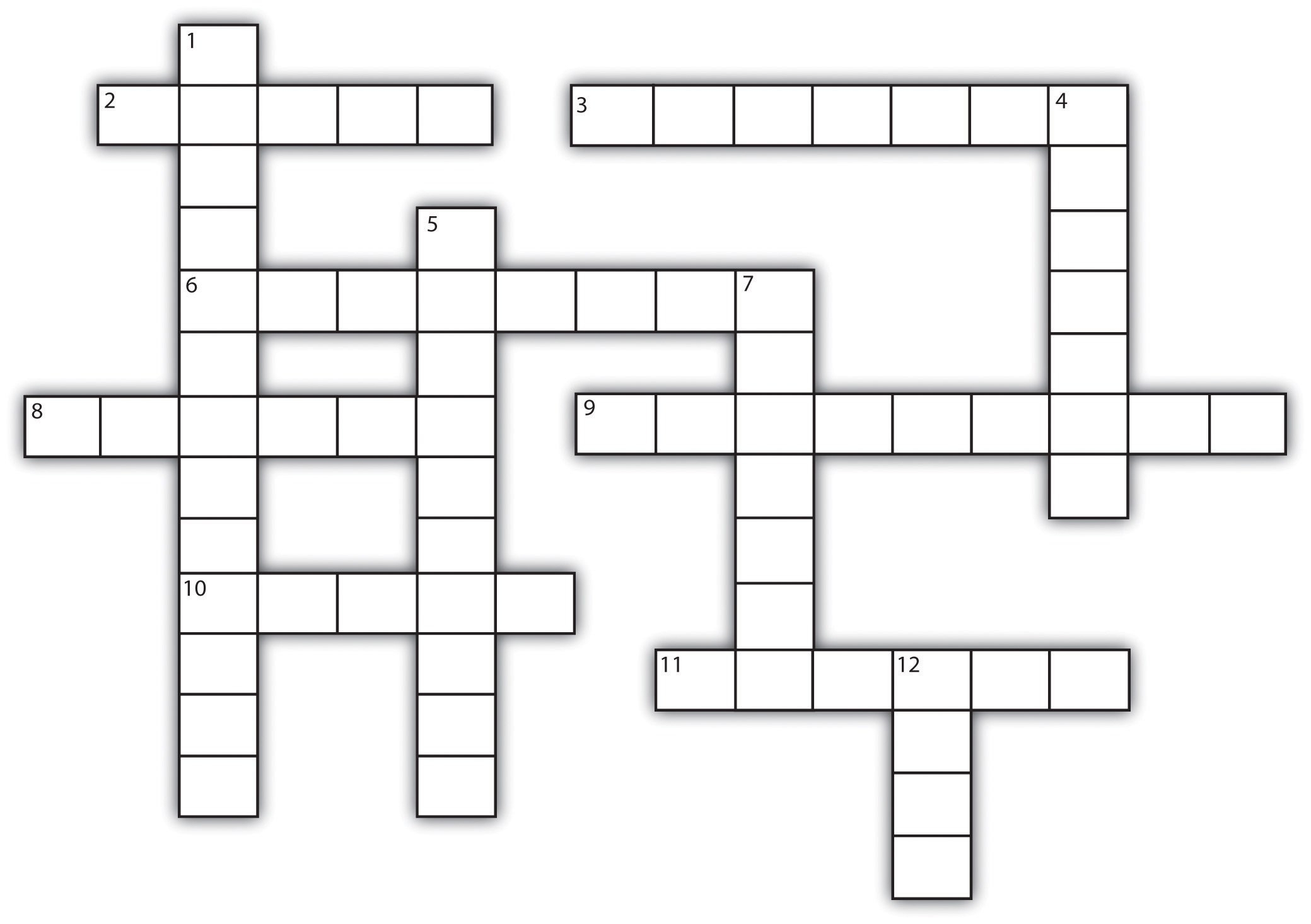 Crossword Puzzle Maker Template