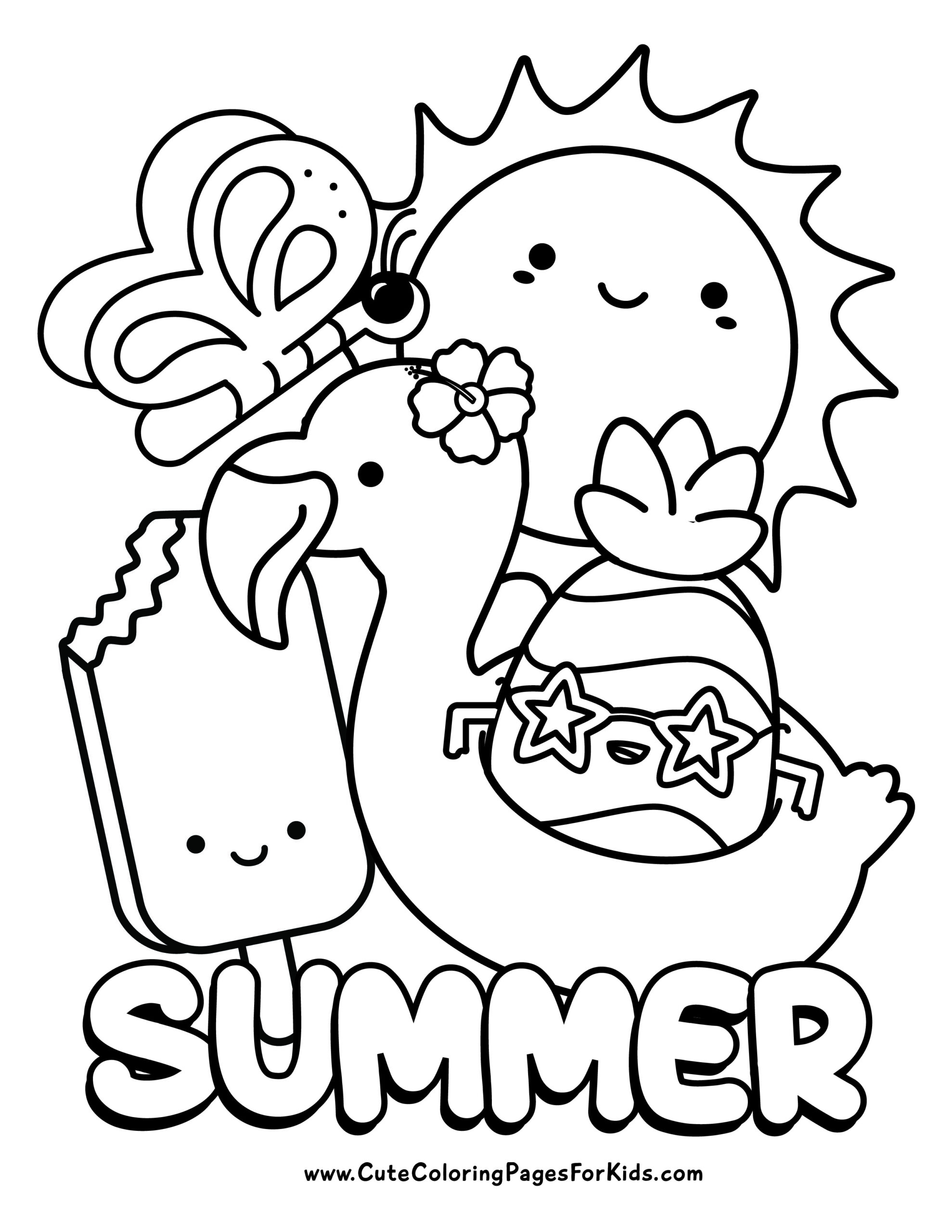 Cute Coloring Pages For Kids Free Printable Coloring Sheets For Kids