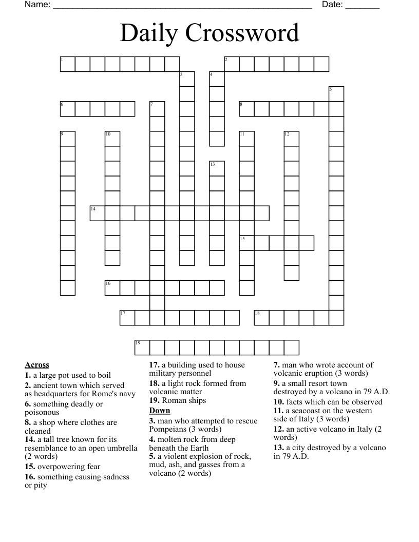 Daily Crossword WordMint