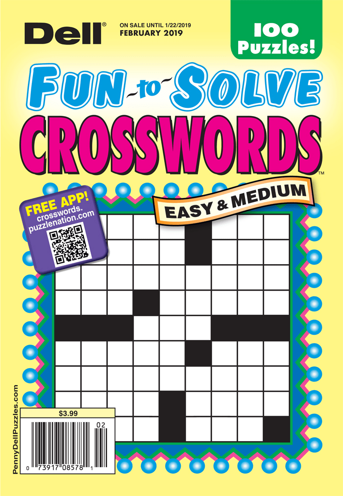 Dell Easy Crossword Puzzles Printable