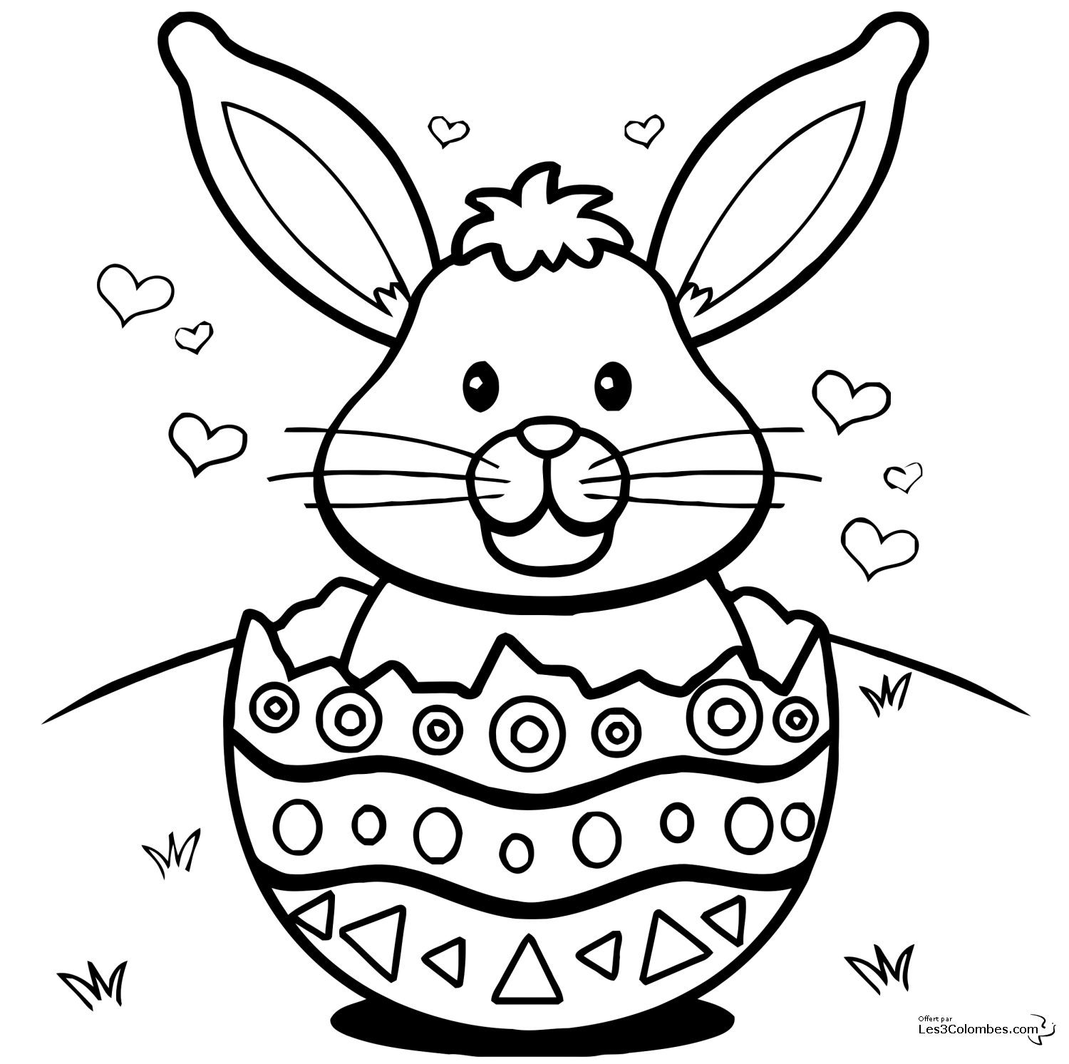 Easter Coloring For Children Easter Coloring Pages For Kids