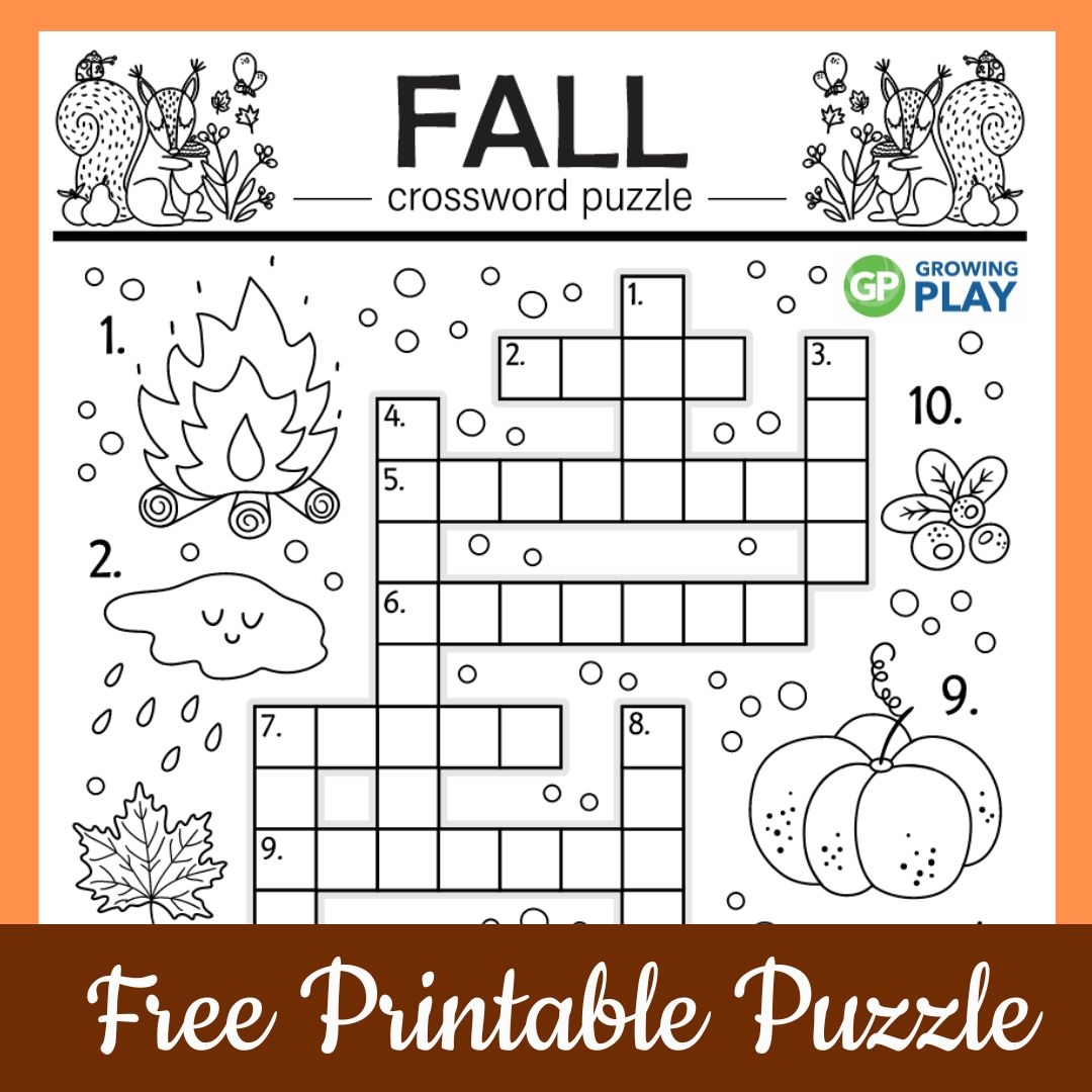 Fall Crossword Puzzle