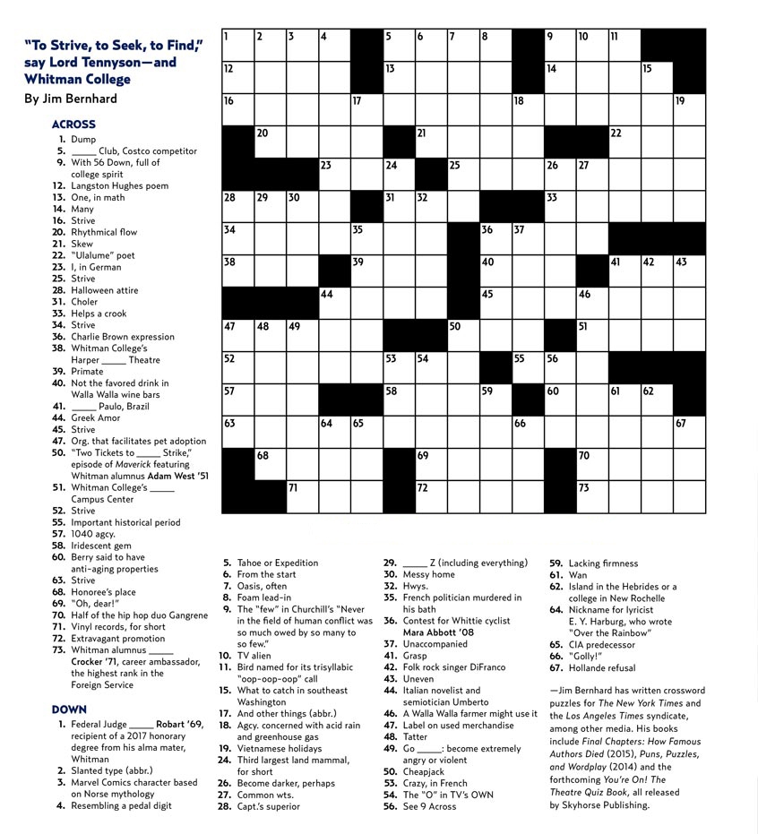 Free Easy Printable Crossword Puzzles For Adults