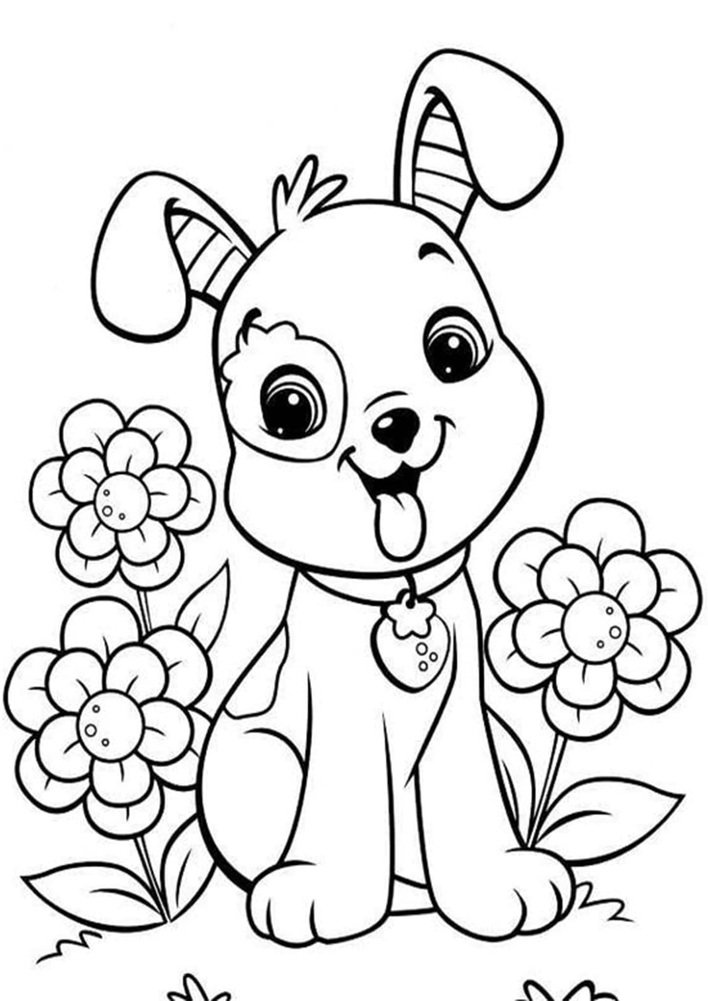 Free Easy To Print Cute Coloring Pages Tulamama
