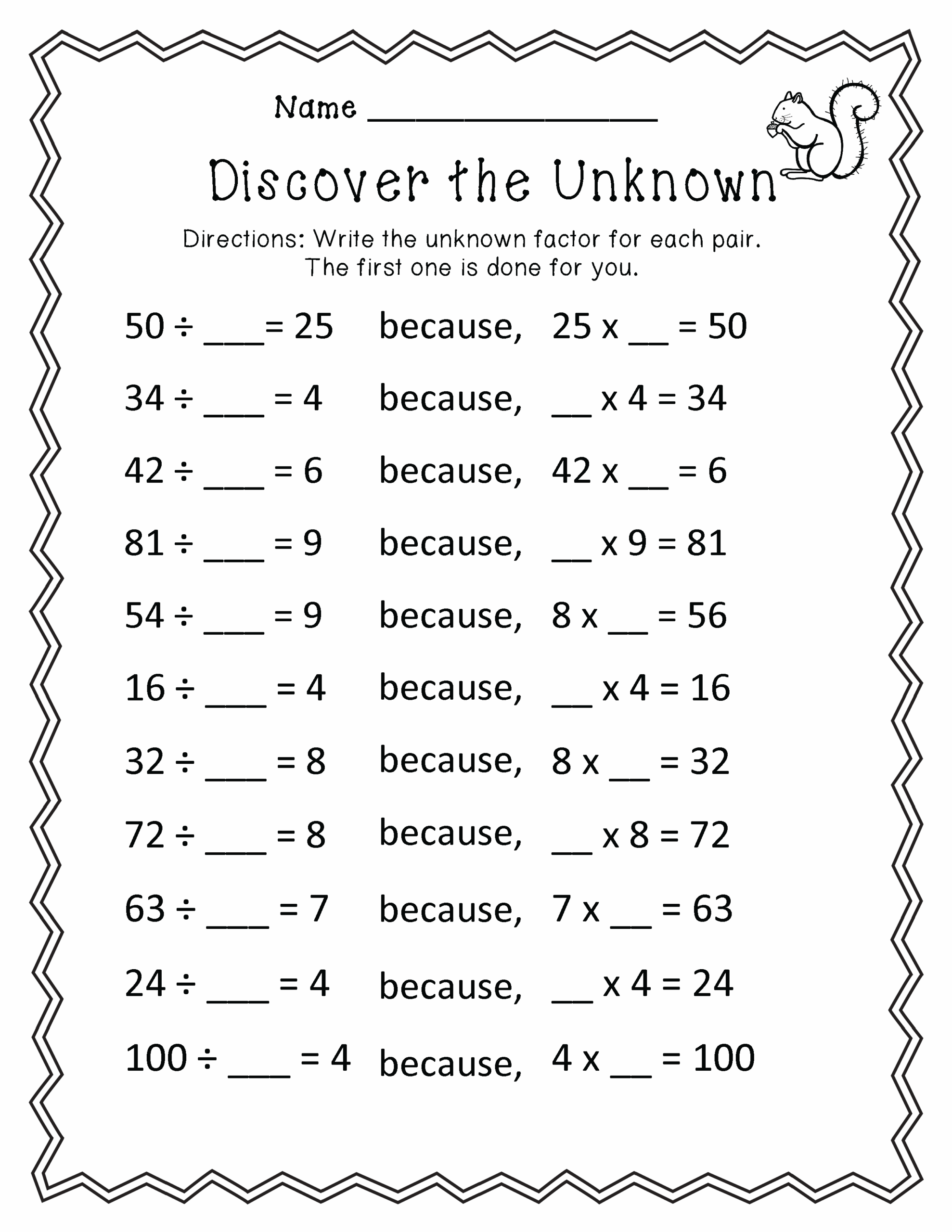 Free Printable 3Rd Grade Math Worksheets Printable PDF Template
