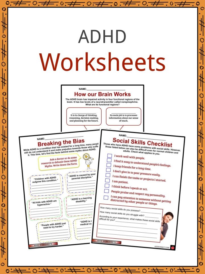 Free Printable Adhd Worksheets Printable And Enjoyable Learning