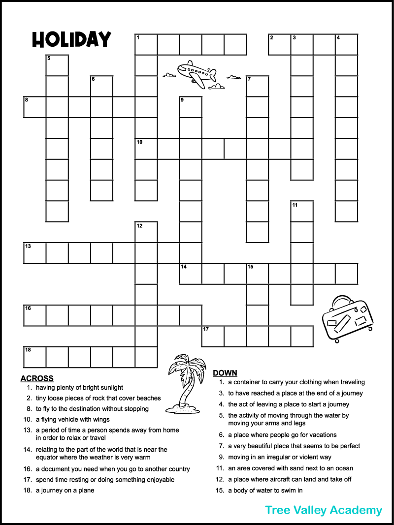 Free Printable Crosswords And Word Searches