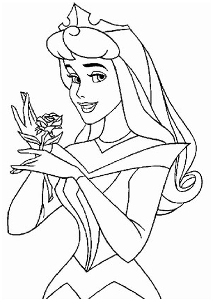 Coloring Pages For Kids Disney Princess