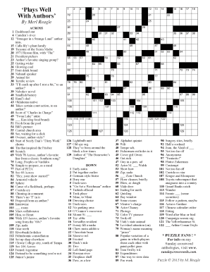 Free Printable Merl Reagle Crossword Puzzles Printable Crossword 