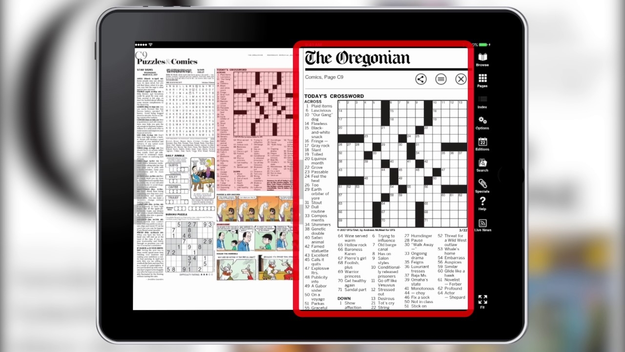 Oregonian Crossword Puzzle Printable Printable Crossword Puzzles Online