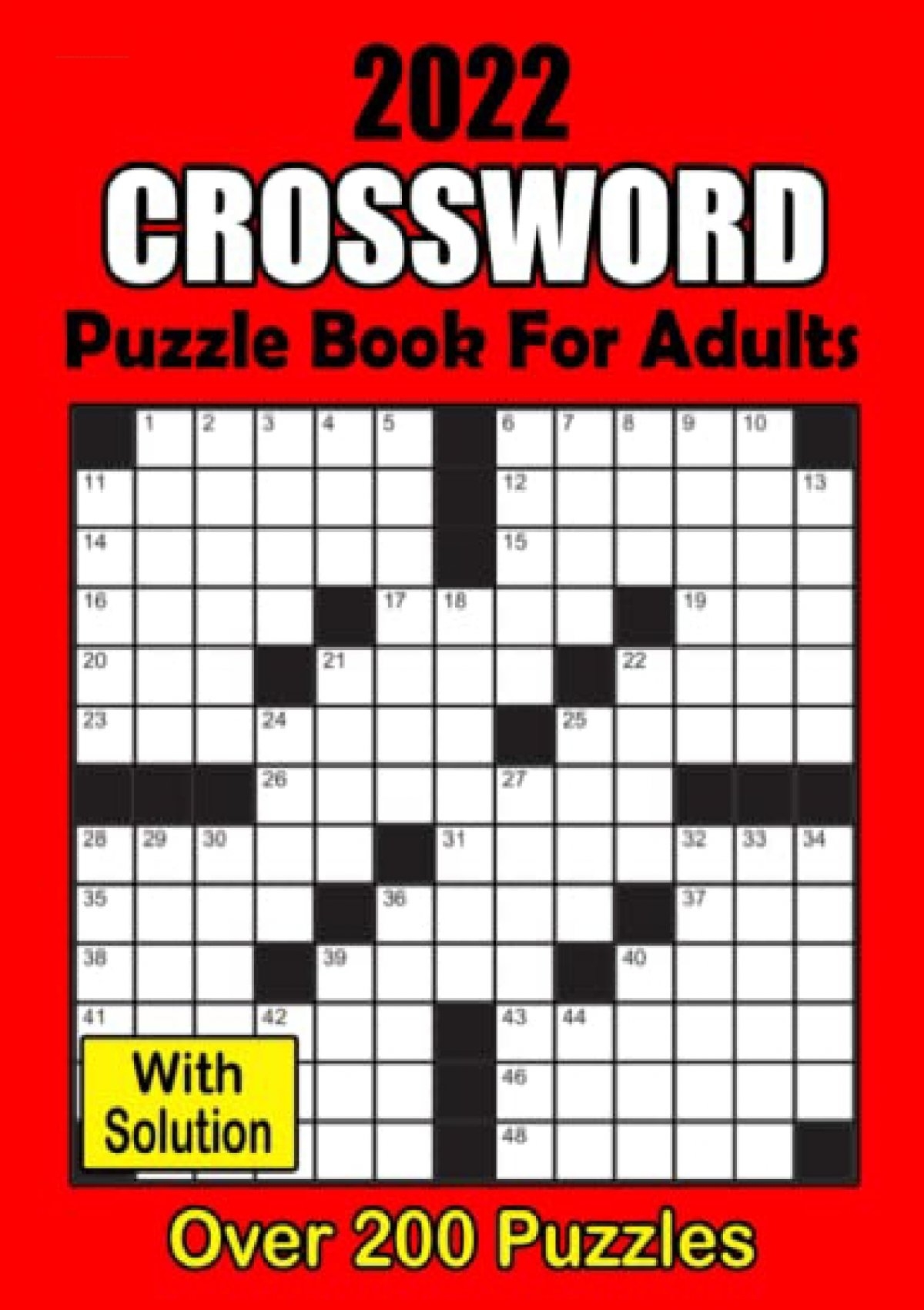  pdf 2022 Crossword Puzzle Book For Adults Over 200 Puzzles Large 