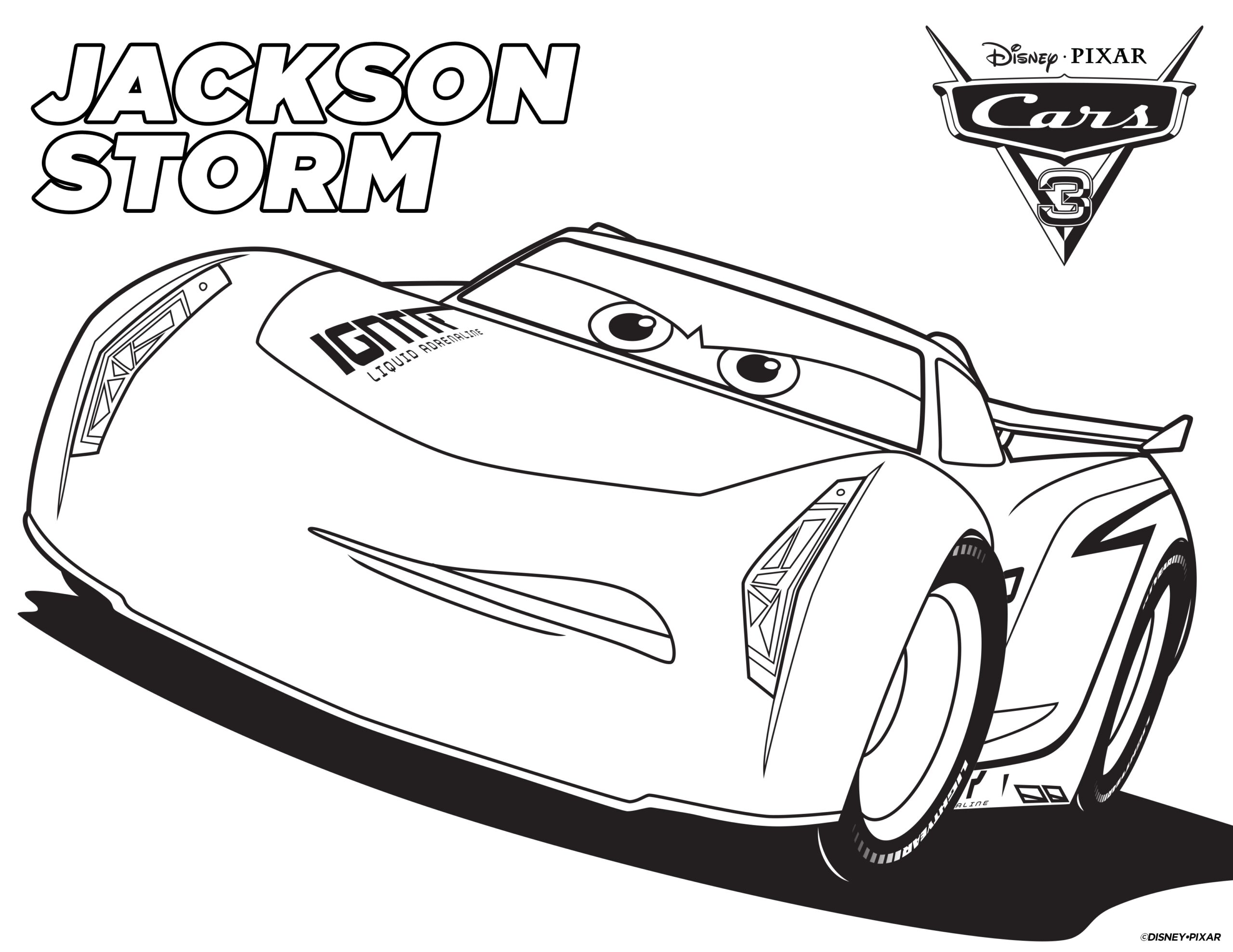 Pixar Cars Coloring Pages