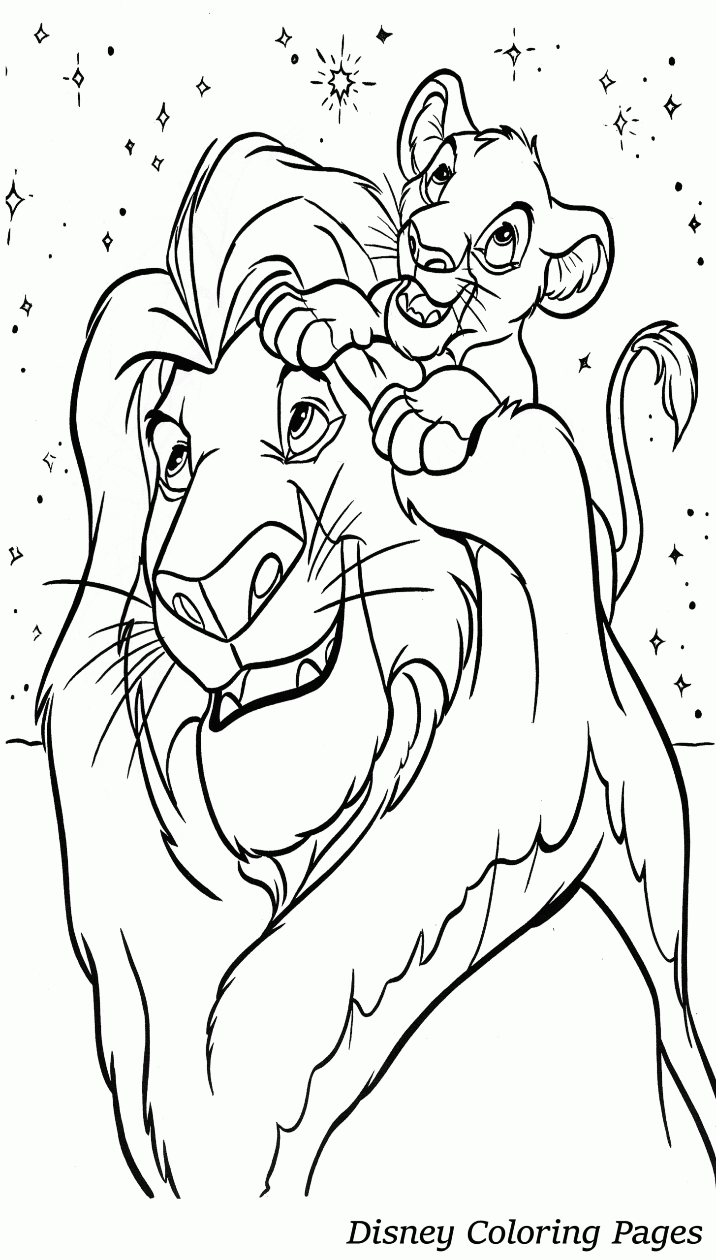 Printable Disney Coloring Book Pages