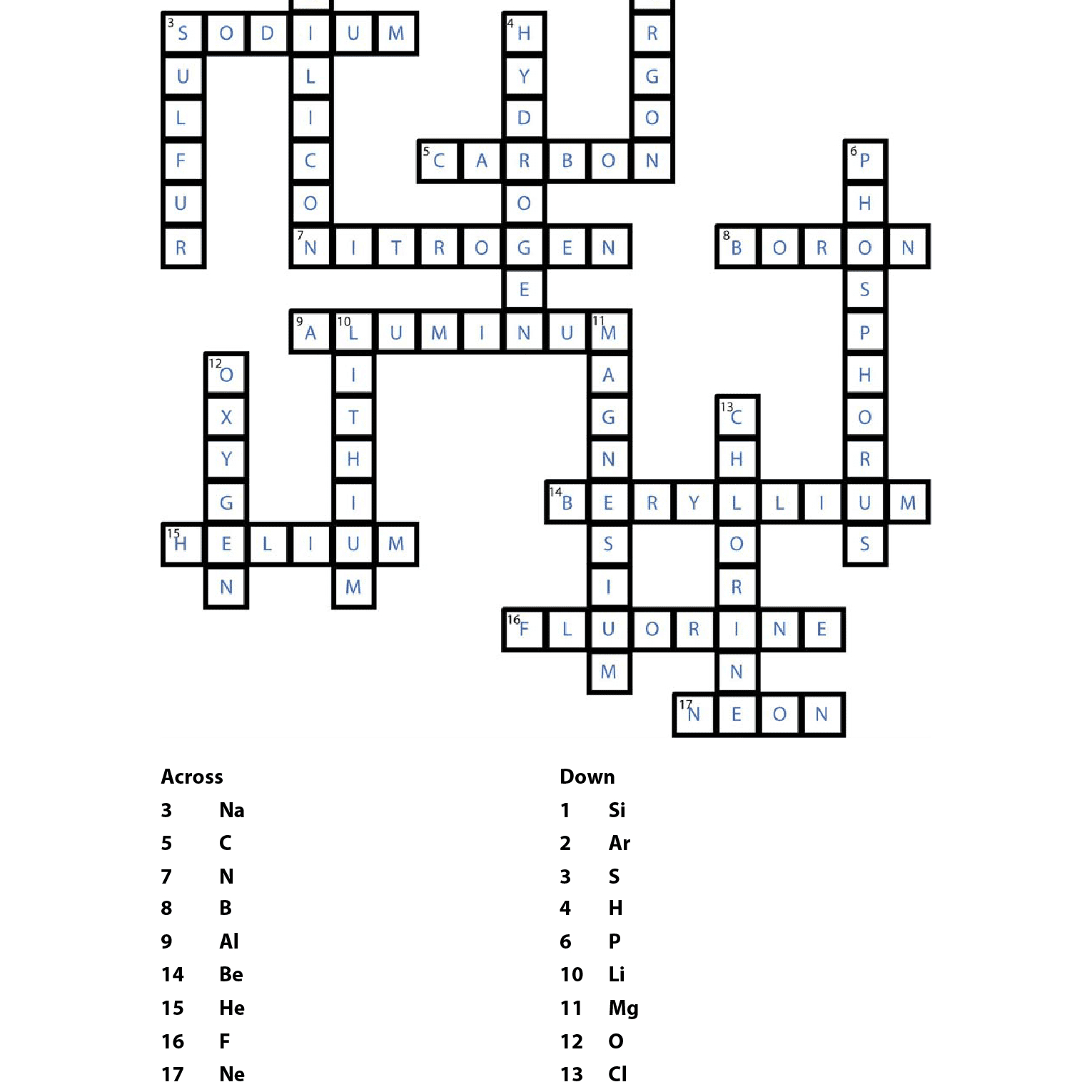Printable English Crossword Puzzles With Answers Printable Crossword 