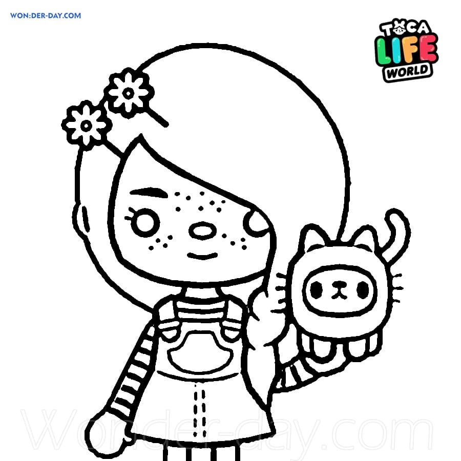 Coloring Pages For Kids Toca Boca