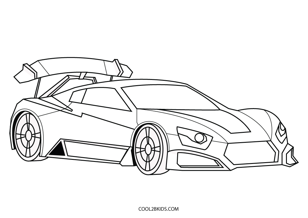 Realistic Sports Car Coloring Pages At Getvalentinoblog Blog