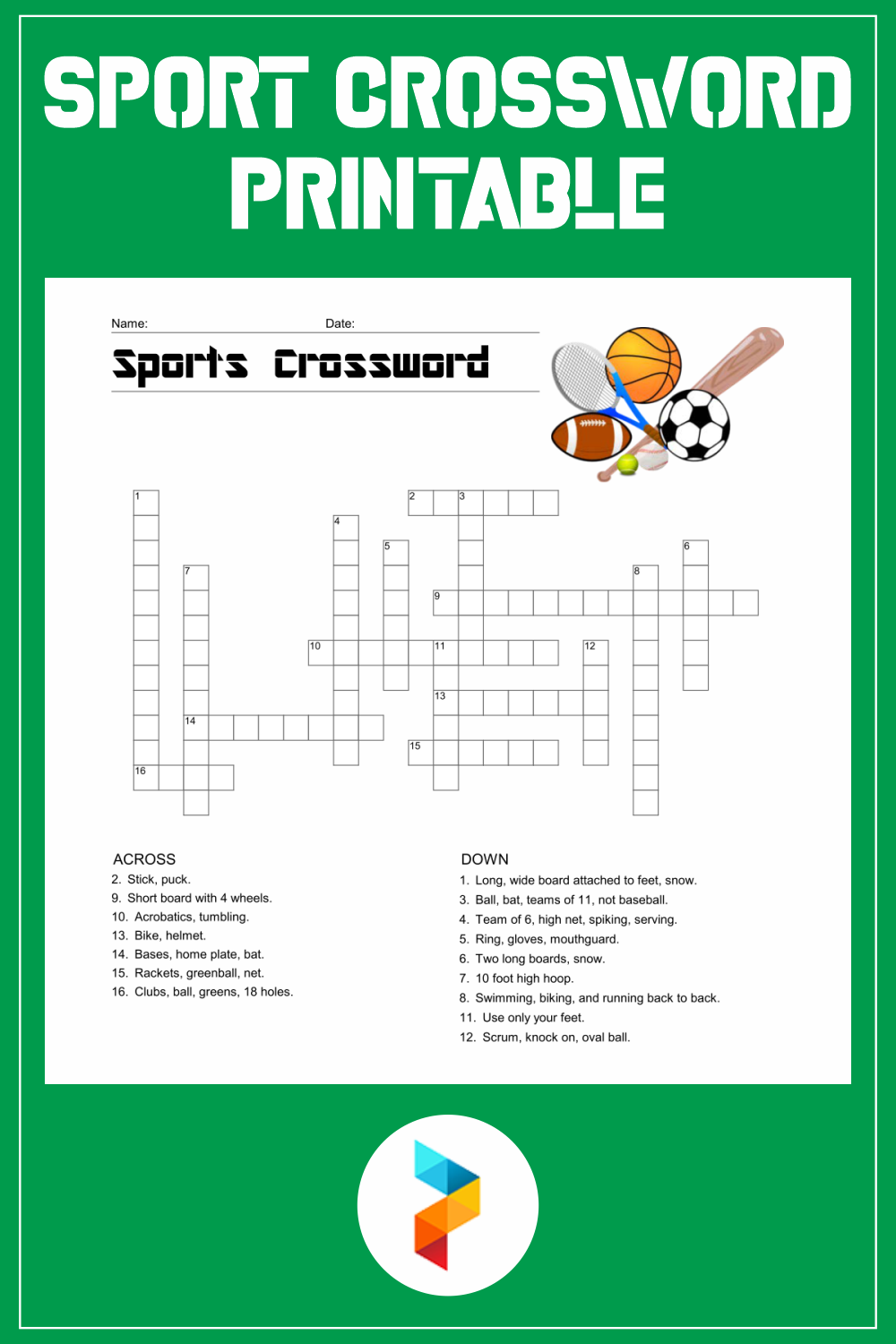 10 Best Sport Crossword Printable PDF For Free At Printablee