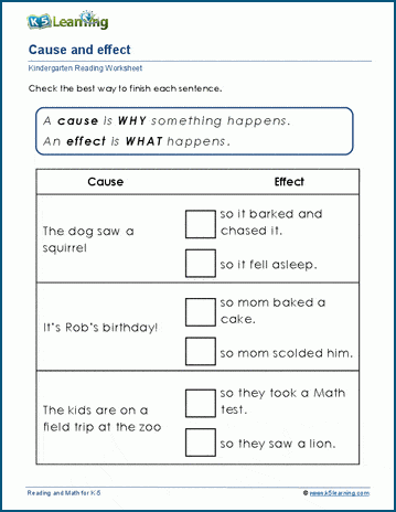 10 Free Cause And Effect Worksheets PDF EduWorksheets Worksheets 