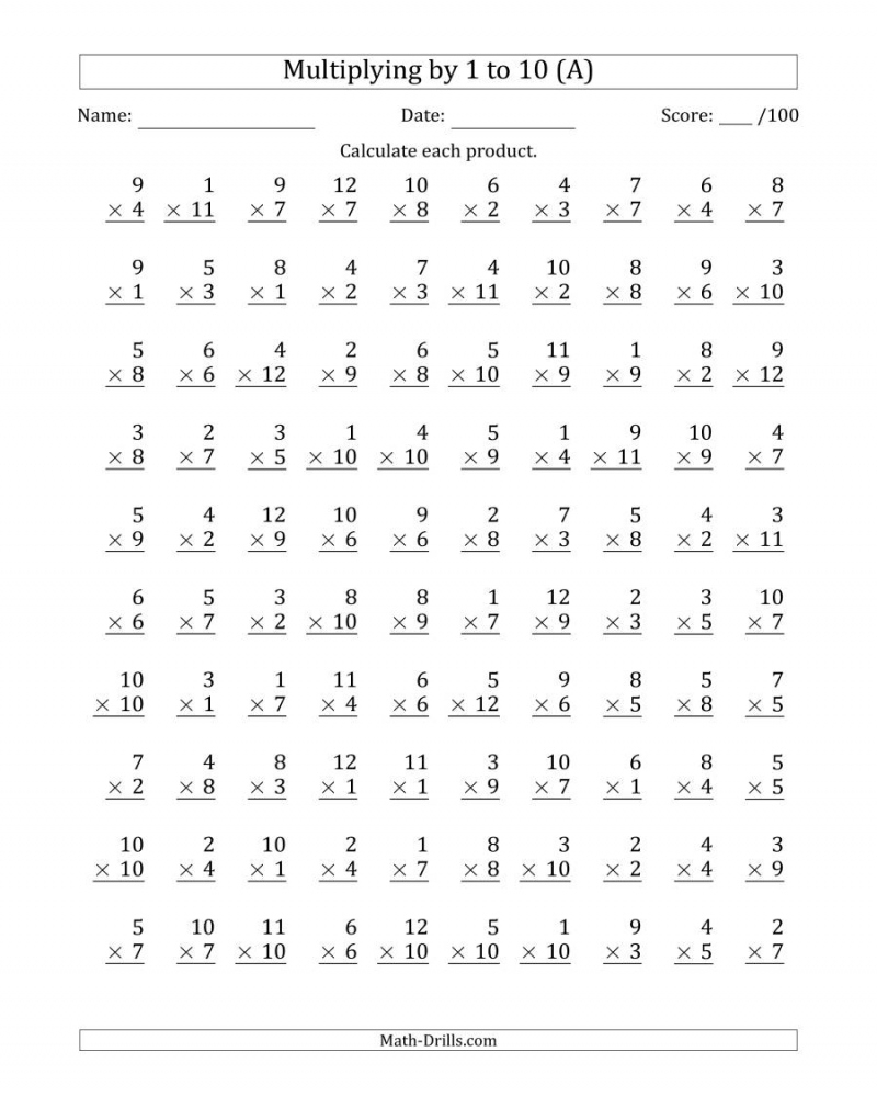 10 Free Multiplication Worksheets Grade 3 Coo Worksheets