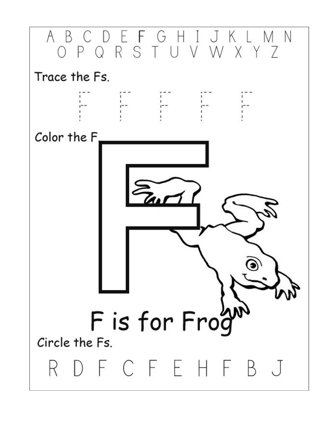 10 Letter F Worksheets Worksheets Decoomo
