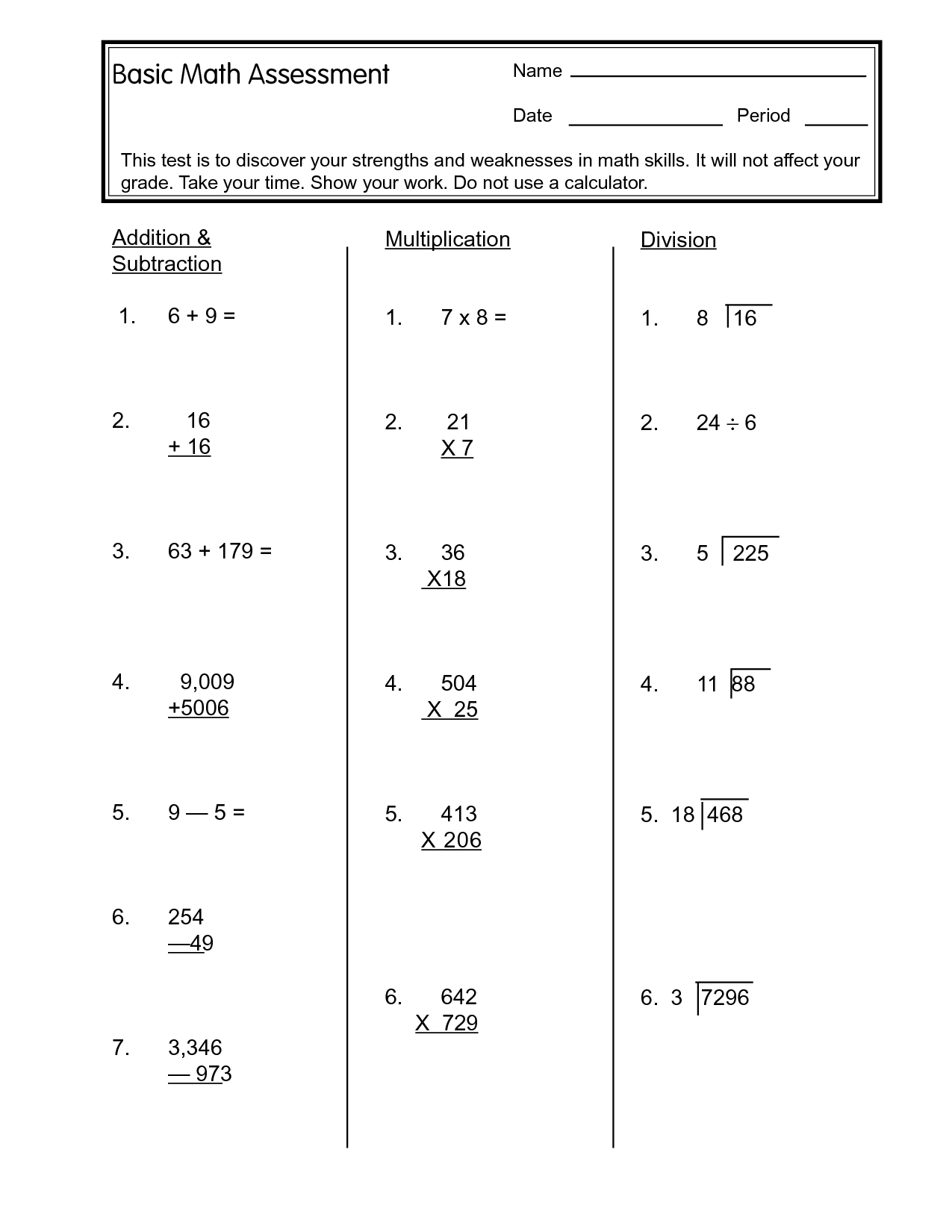 10 Printable 6Th Grade Math Worksheets Worksheets Decoomo