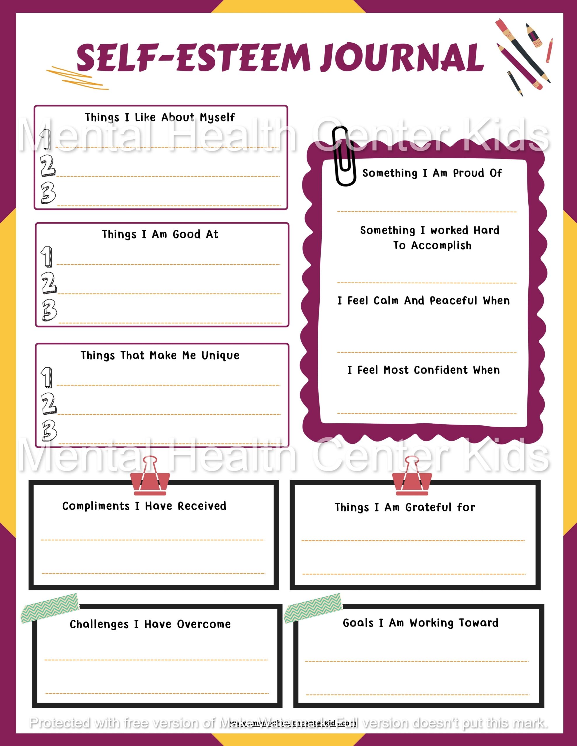 10 Self Esteem Worksheets Worksheets Library