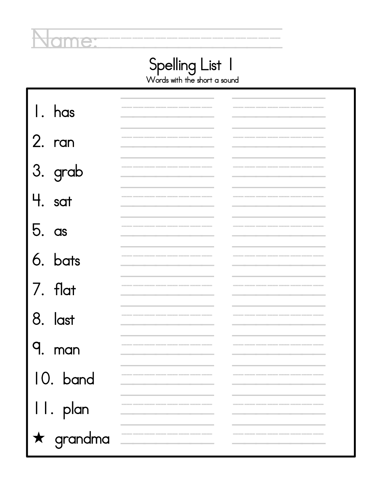 10 Spelling Worksheets For Grade 2 Worksheets Decoomo