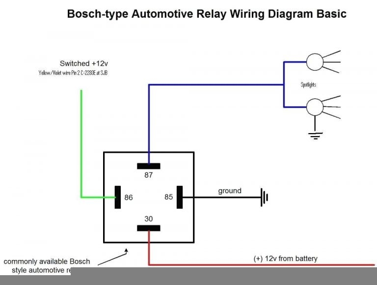 12V 5 Pin Relay Wiring Diagram Webtor 12V Relay Wiring Diagram 5