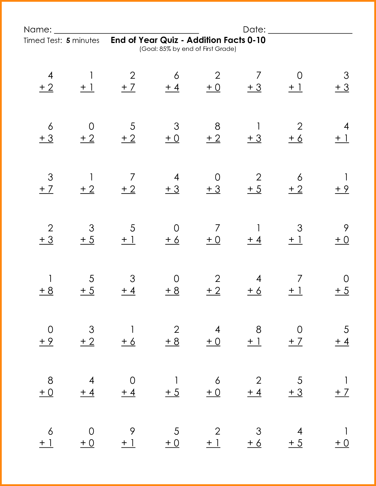 20 Math Facts Practice Worksheets Worksheets Decoomo