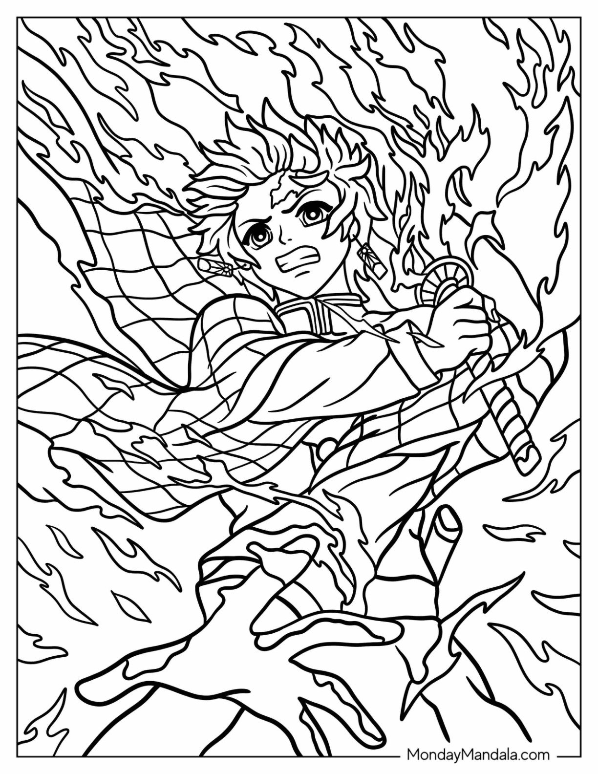 20 Tanjiro Coloring Pages Free PDF Printables 