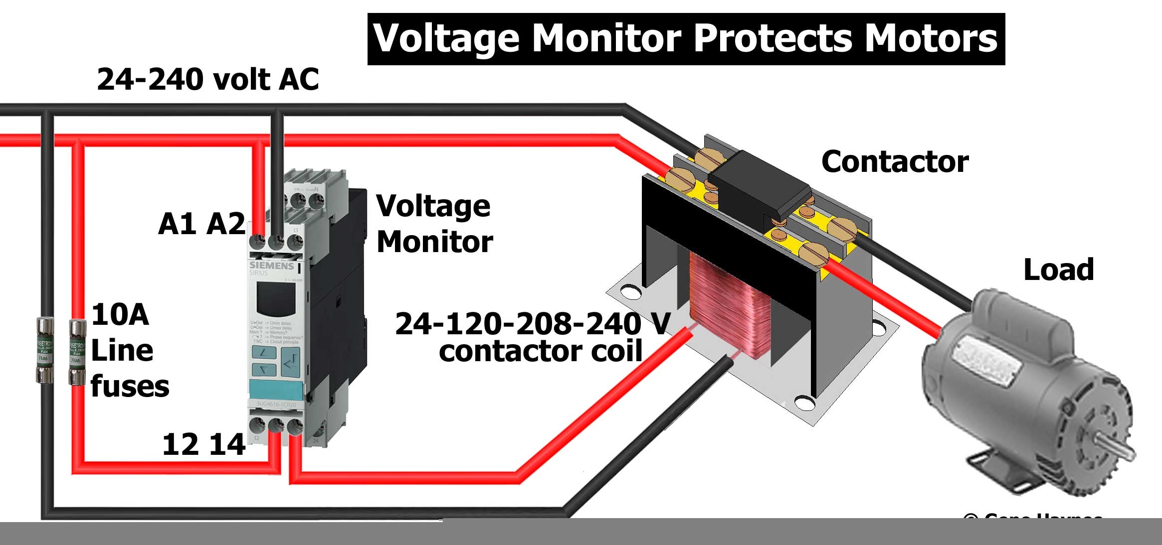 240 Volt Contactor Wiring Diagram Wiring Diagram