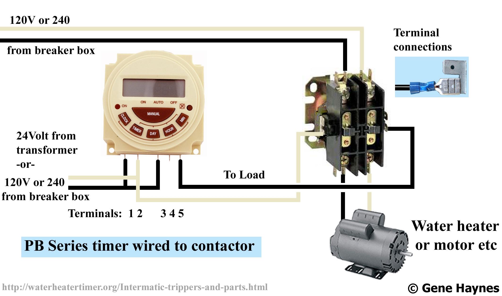 240 Volt Contactor Wiring Diagram Wiring Diagram