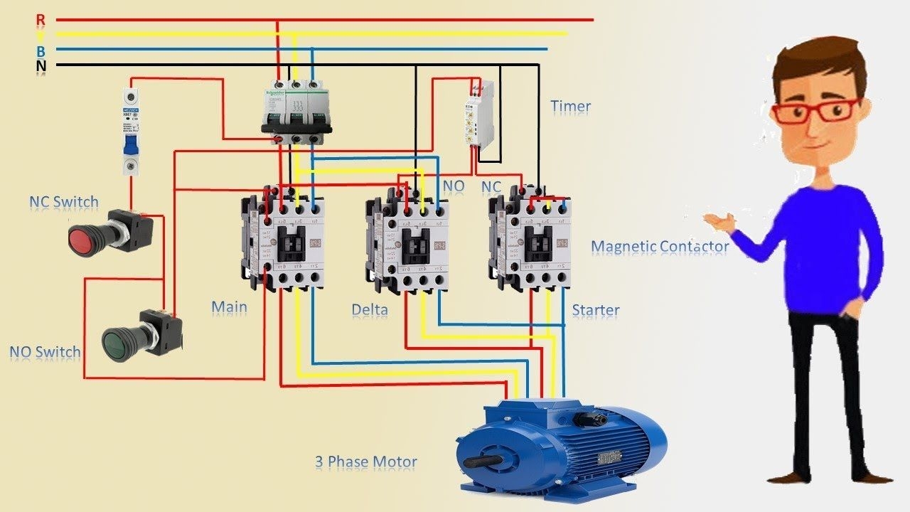 3 Phase Motor Wiring Diagram