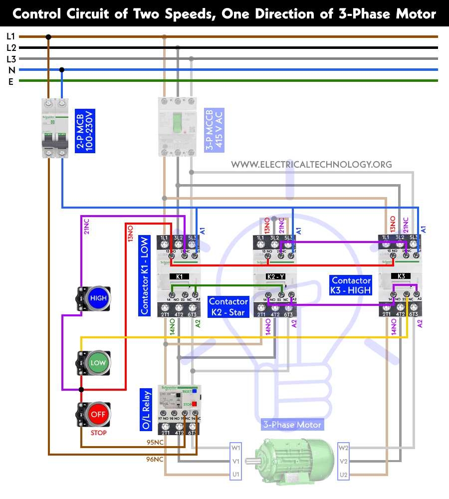 3 Phase Motor Wiring Diagram Explained For Beginners