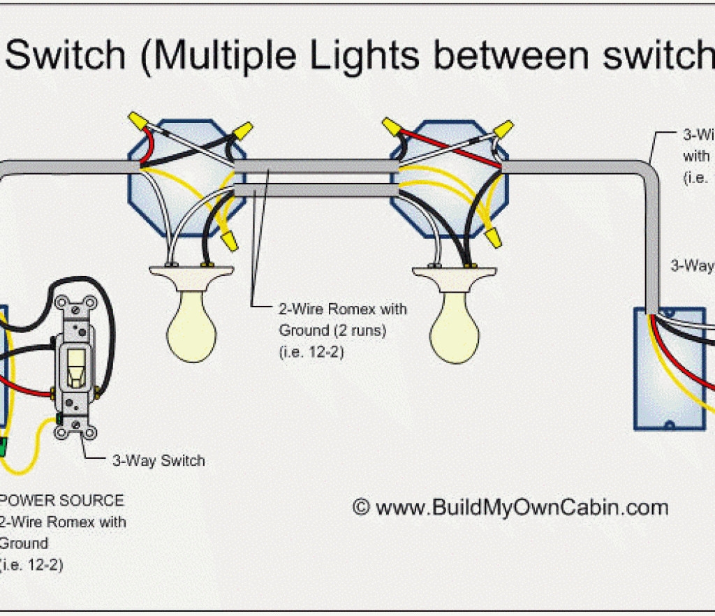 3 Way Switch Wiring Diagram Multiple Lights Cadician 39 s Blog